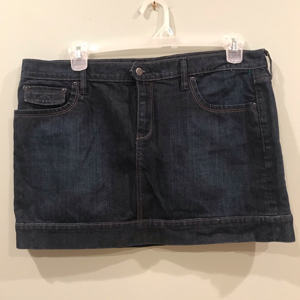 Gap Denim Jean Skirt Size 18 Mini